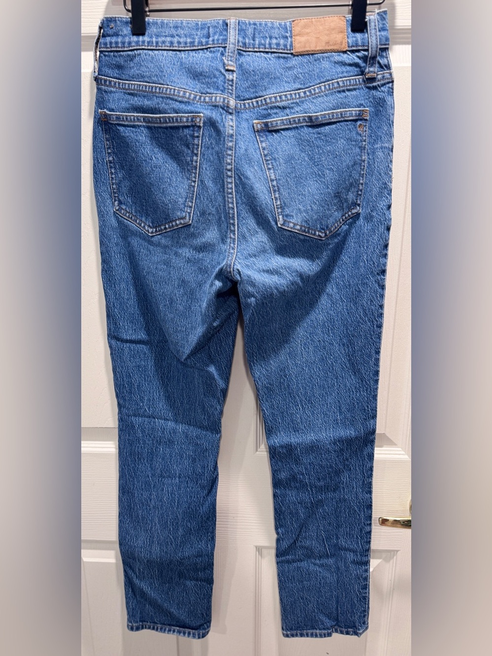 Madewell The Perfect Vintage Jean High Rise Straight Leg Blue Denim Size 27 - Picture 7 of 11